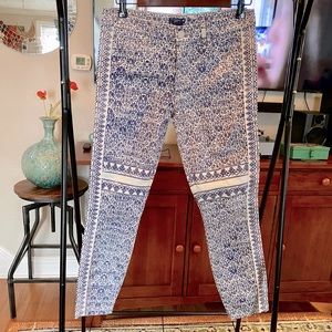 MOTHER Denim Jeans- Colorblock Looker Shag